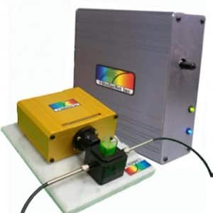 StellarNet SpectroFluorometer System consisting of High Sensitivity SILVER-Nova TE Cooled Spectrometer, CUV-F, and the SL1-LED excitation source